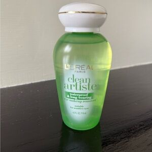 L'Oreal Clean Artiste Waterproof Eye Makeup Remover - Green